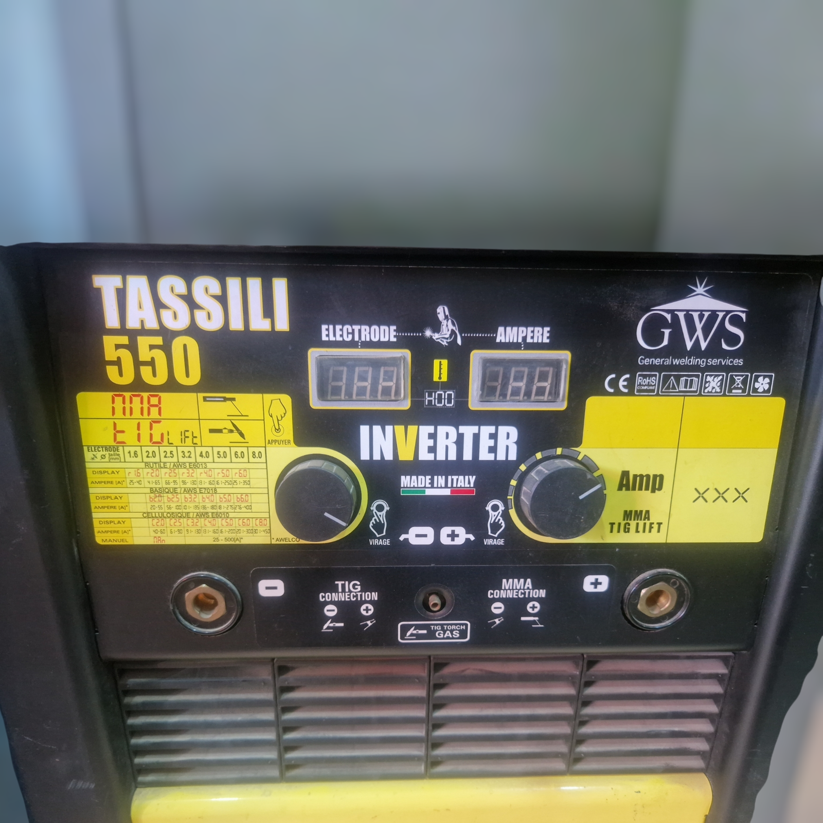 POSTE AA SOUDER MMA/TIG Lift 500A ( Awelco / GWS) – Image 2