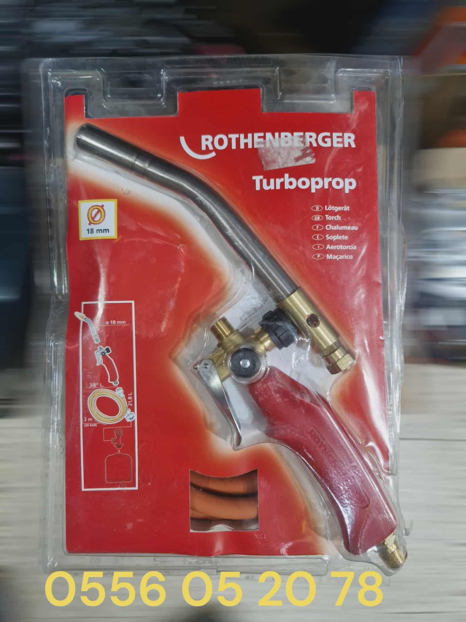 Chalumeau ROTHENBERGER Turboprop – 18 mm