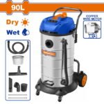 Aspirateur Eau & Poussière WADFOW WVR5A90 – 90L, Triple Moteur