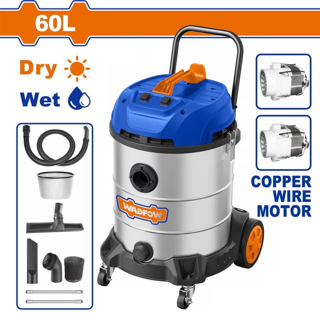 ASPIRATEUR SEC & HUMIDE 60L WVR5A60 WADFOW