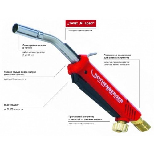 Chalumeau Handy Rocolt Piezo Rothenberger 3.5390 – Image 4