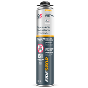 MOUSSE POLYURÉTHANE COUPE-FEU 4H QS TECNOFOAM FS-20 P (750 ML)