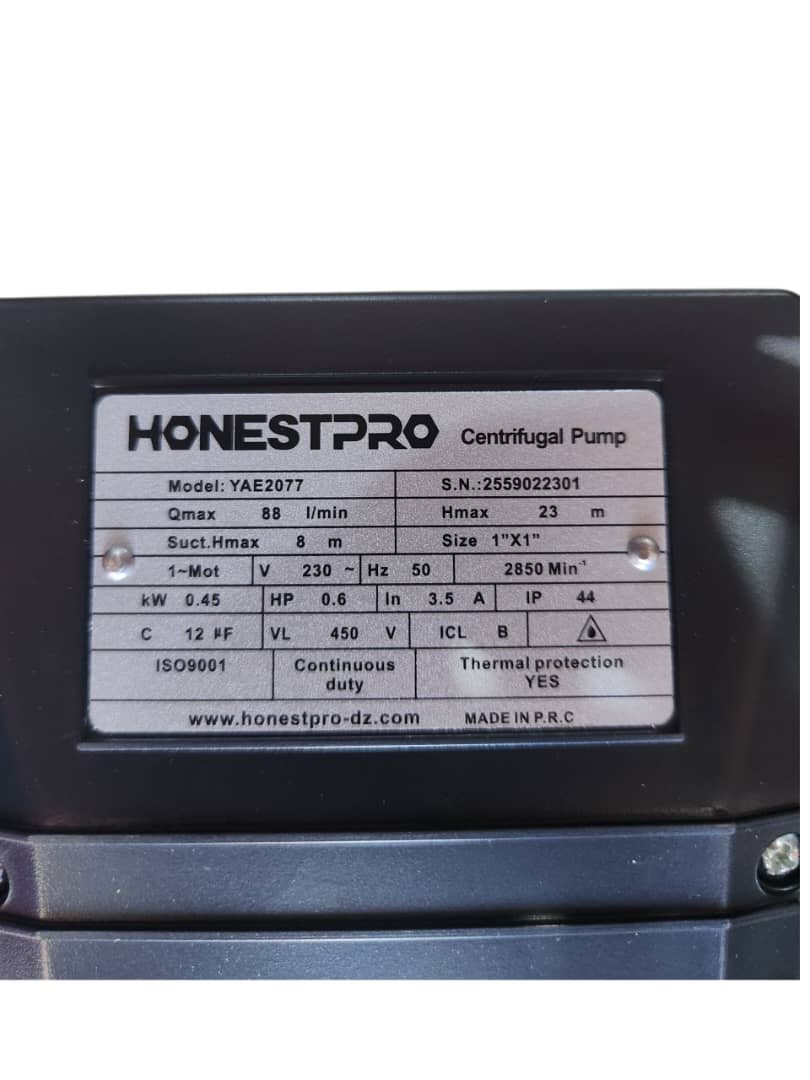 Pompe à Eau 2 Turbine HONEST PRO YAE2077 – Image 4