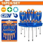 SERIE TOURNEVIS PROFESSIONEL 16 PIECES WADFOOW