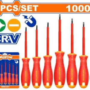 JEU DE TOURNEVIS ISOLANT 1000V 7PCS WADFOW