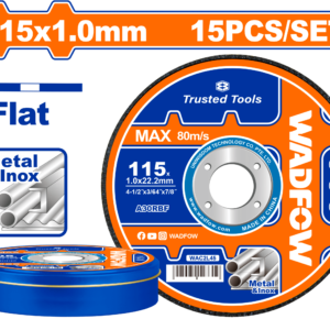 DISQUE A COUPER METAL 115mm WAC2L45 WADFOW 15 pcs