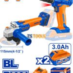 KIT 2 PIECES MEULEUSE 115mm& PERCEUSE 20V