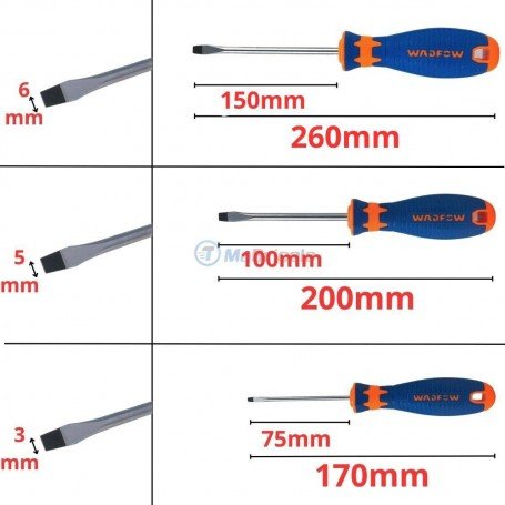 SERIE TOURNEVIS PROFESSIONEL 16 PIECES WADFOOW – Image 4