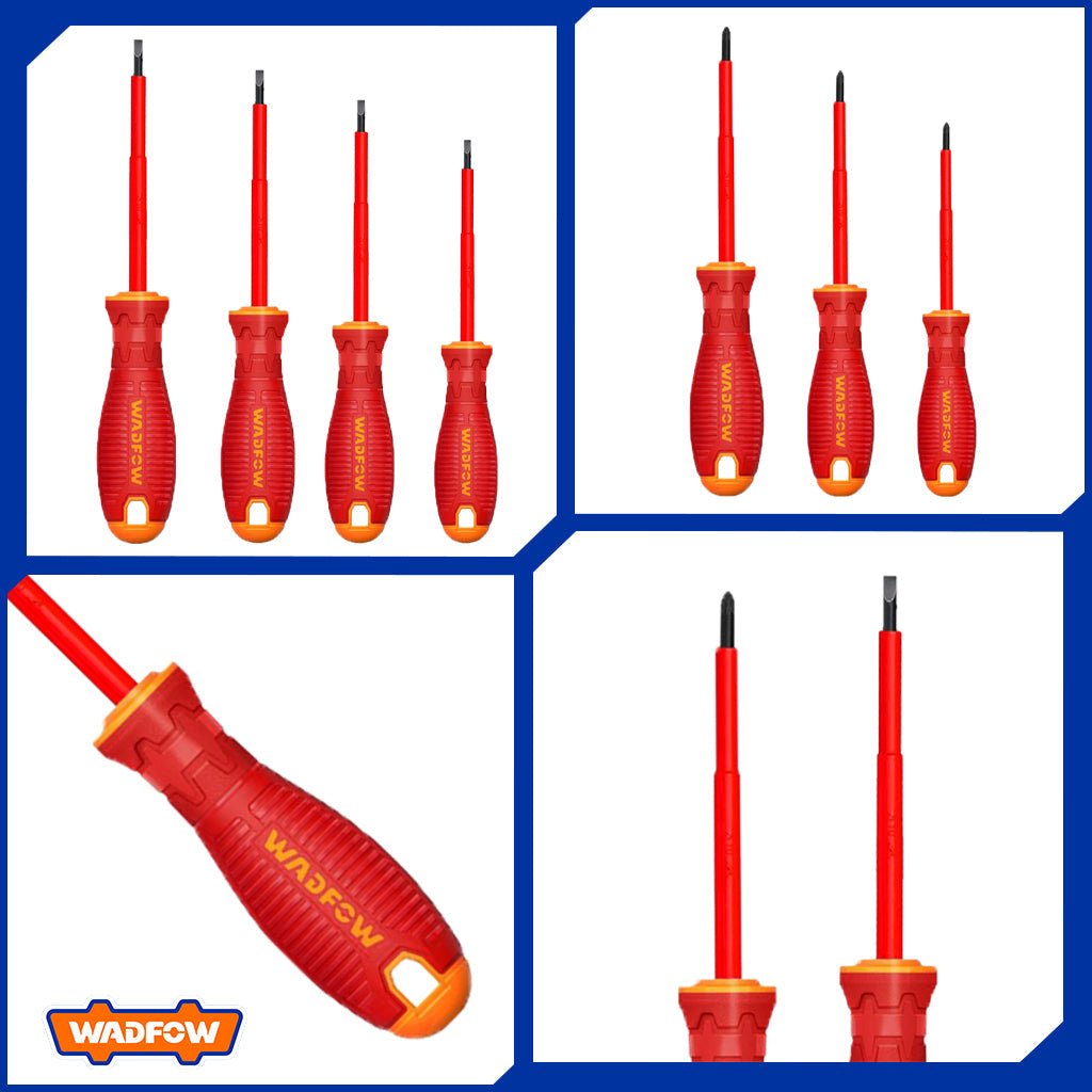JEU DE TOURNEVIS ISOLANT 1000V 7PCS WADFOW – Image 2