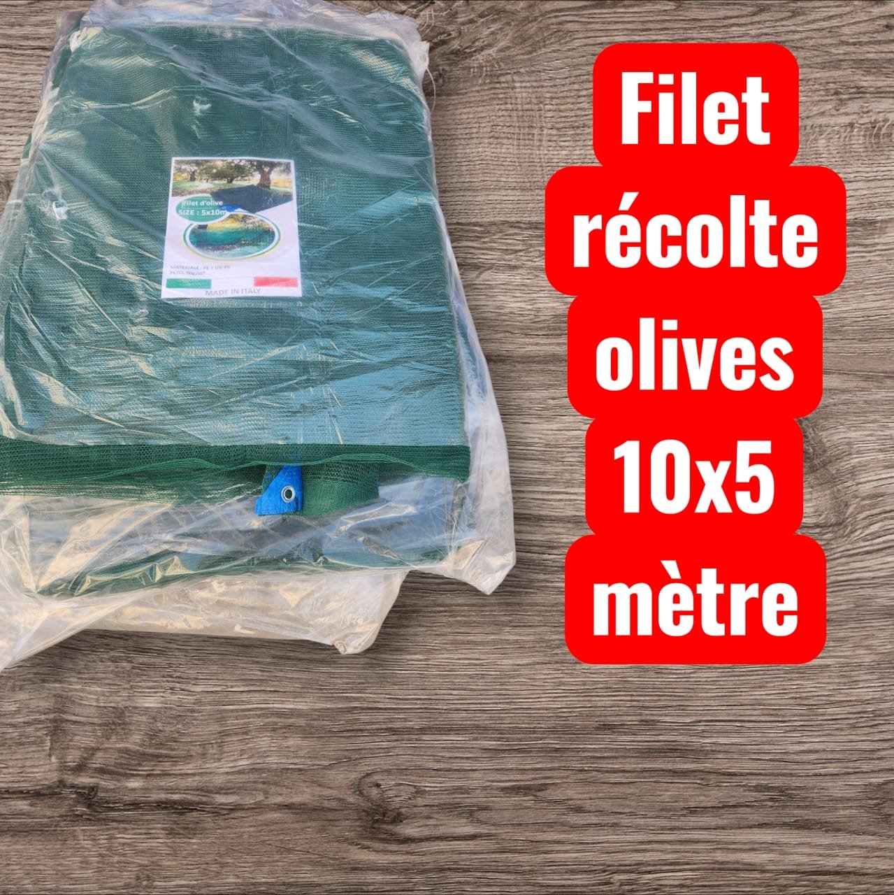 FILET DE RÉCOLTE - RAMASSAGE D’OLIVES – 10m x 5 m – Image 2
