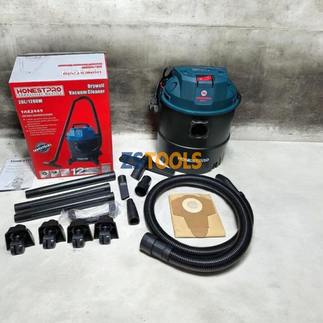 Aspirateur sec et humide 20L 1200W HONESTPRO YAE2449