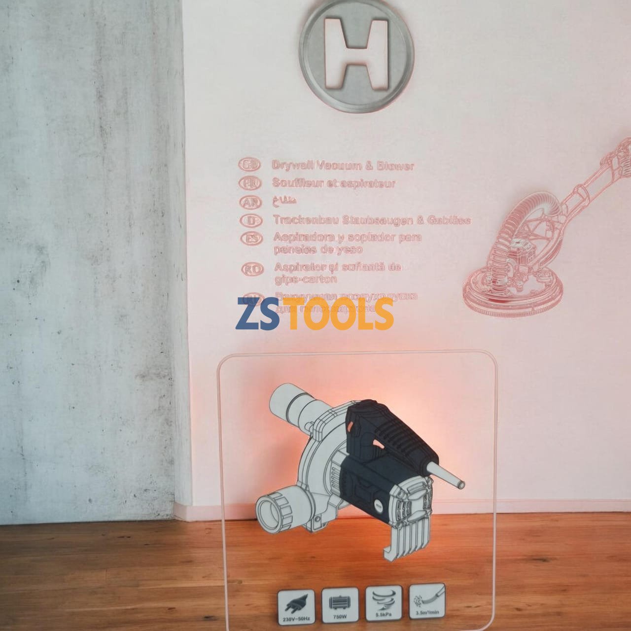Aspirateur et Souffleur Industriel 750W HONESTPRO YAE2430 – Image 5