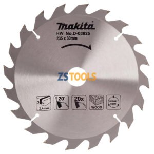 Disque scie circulaire 235 x 30 mm Makita HW D-03925
