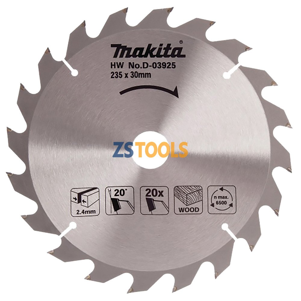 Disque scie circulaire 235 x 30 mm Makita HW D-03925