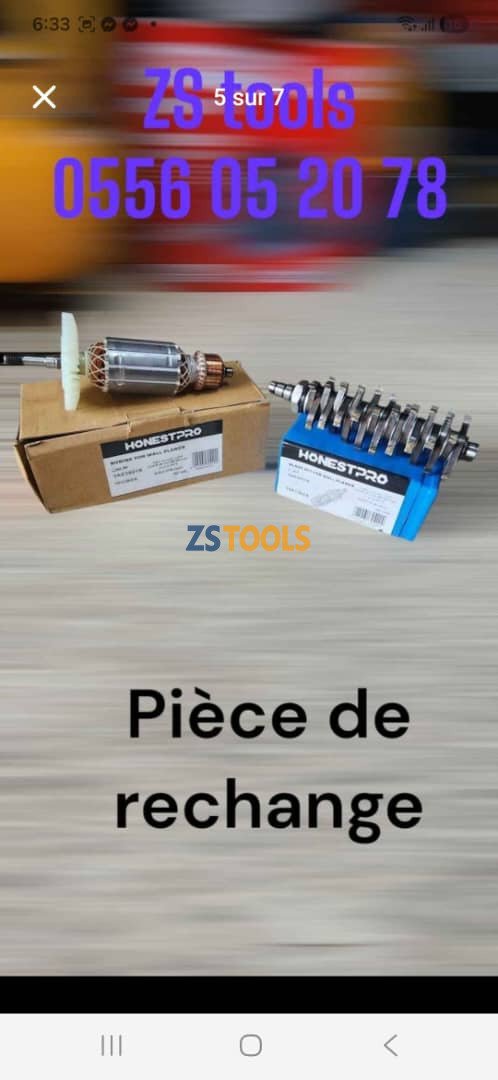 Jeu de Lames pour Raboteuse Murale HONESTPRO YAE2821K – Image 2