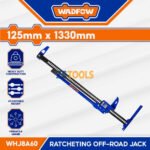 WADFOW WHJ8A60 Cric à cliquet tout-terrain 125 mm x 1330 mm