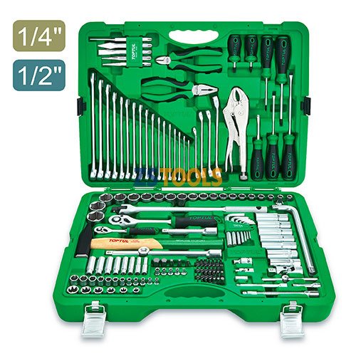 Coffret TOPTUL 150 pièces GCAI150R pour mécanique automobile et atelier