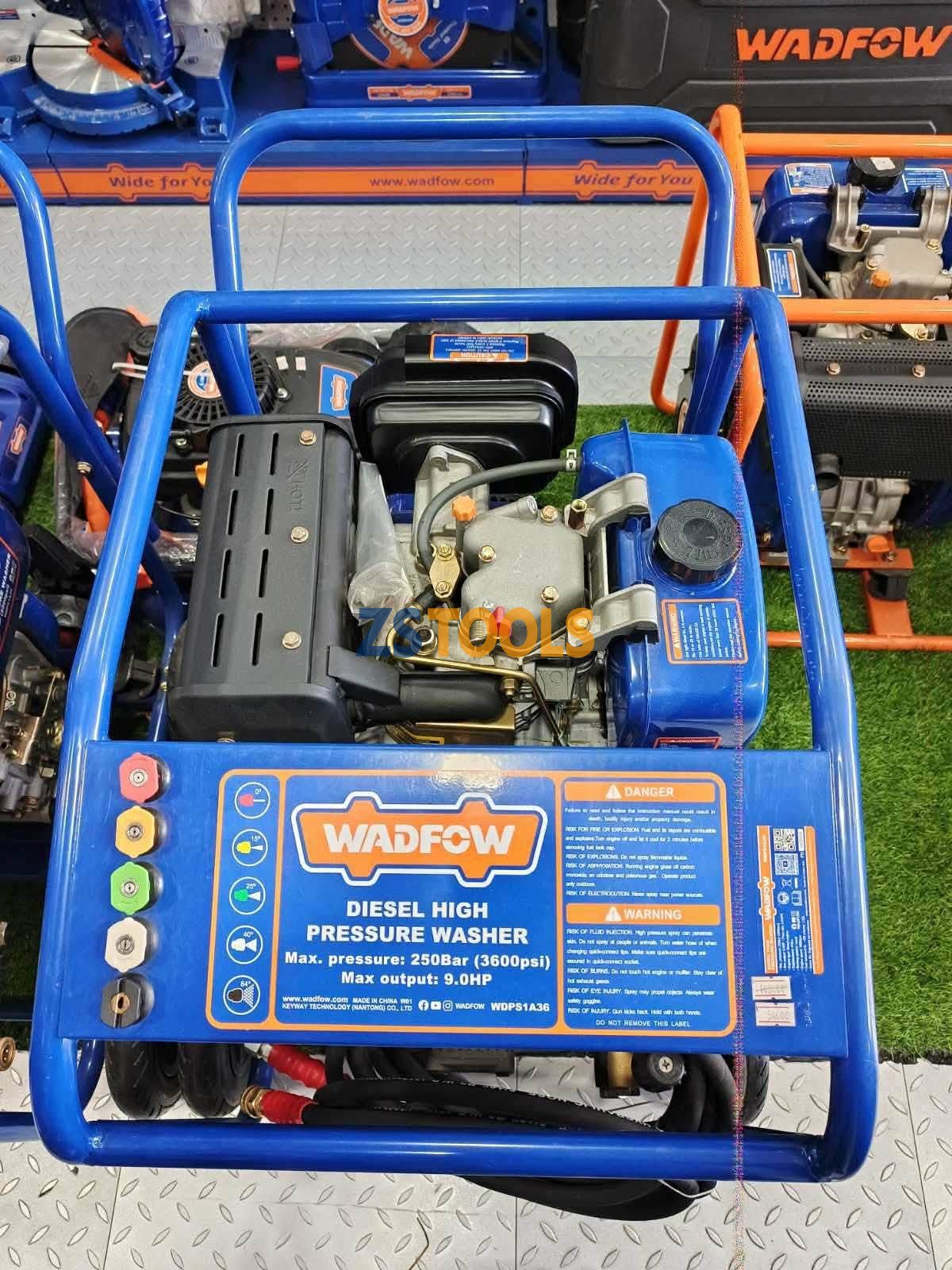 Nettoyeur Haute Pression Diesel 9.0HP 250 bar Wadfow WDPS1A36 – Image 3