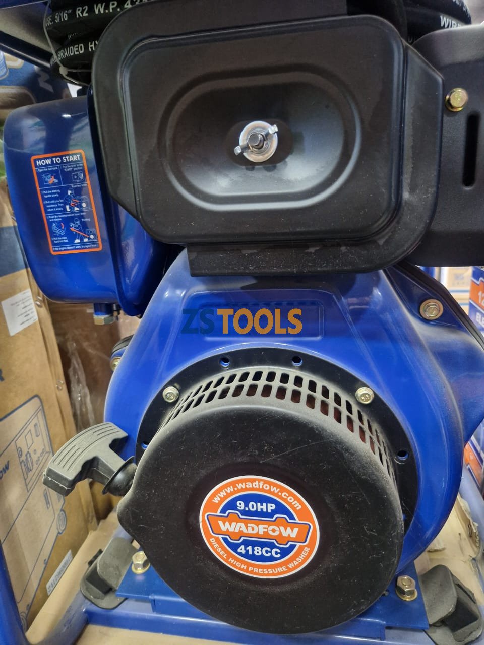 Nettoyeur Haute Pression Diesel 9.0HP 250 bar Wadfow WDPS1A36 – Image 5