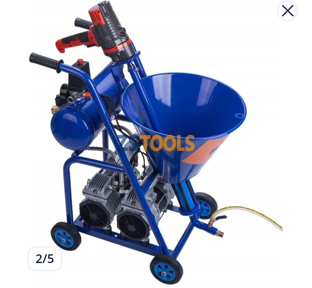 Machine de projection enduit YAE4726 pour chantier professionnel